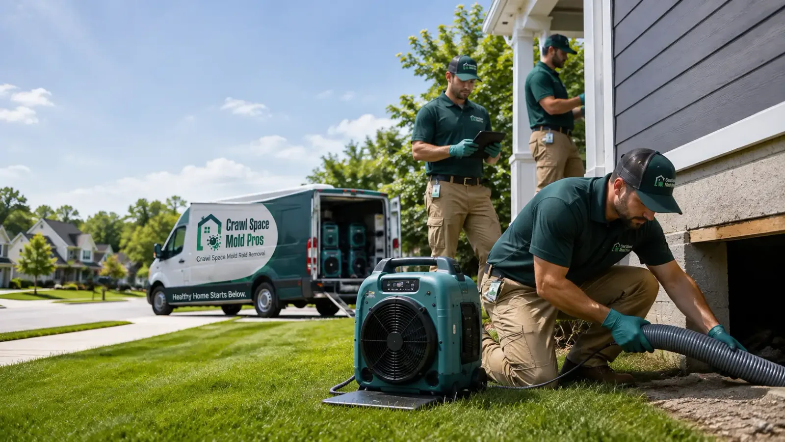 Crawl Space Mold Removal in Plover, WI